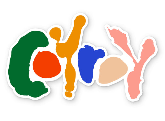 COY ROY PAINT LOGO STICKER 3”x5”