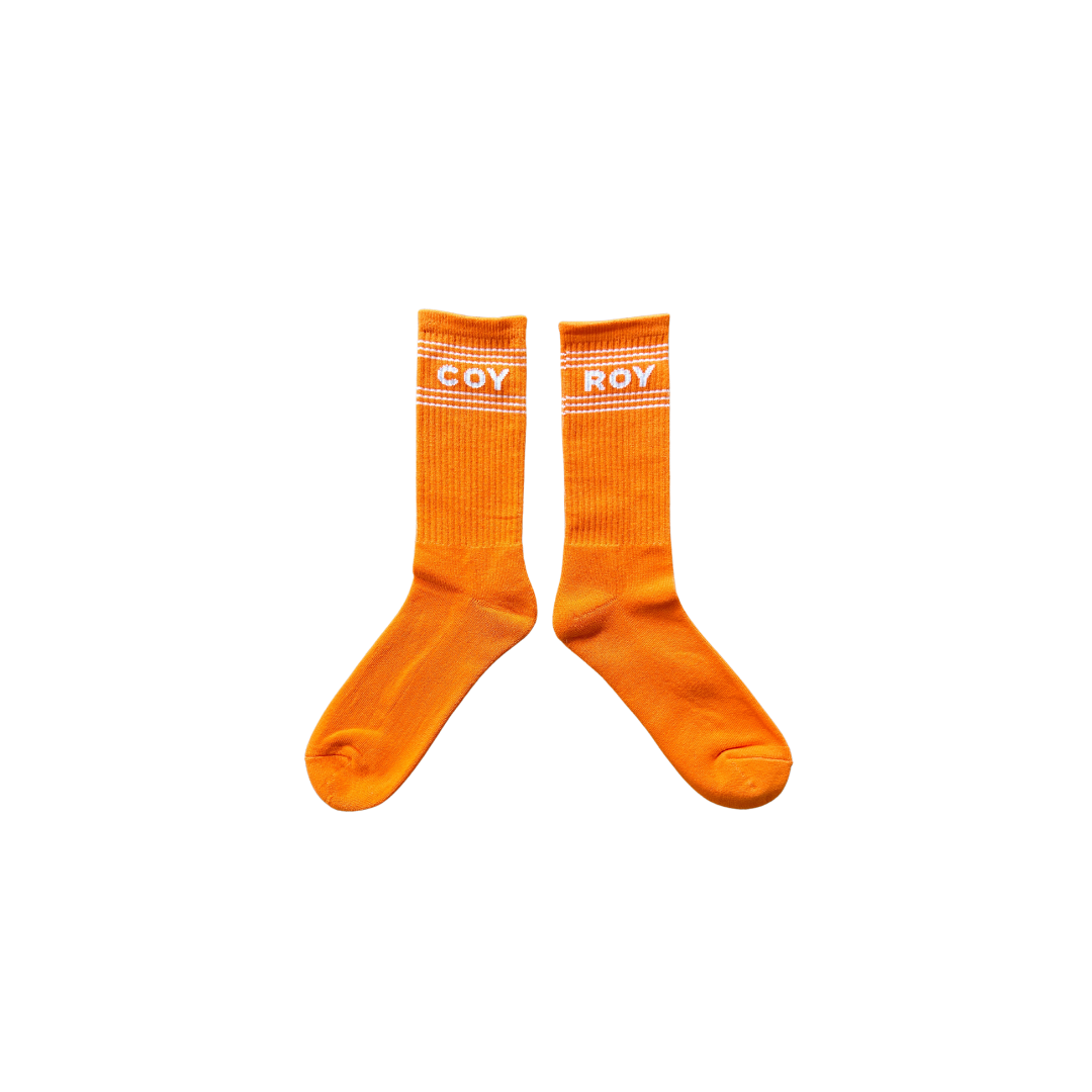 Coy Roy Rocks "Orange" Socks