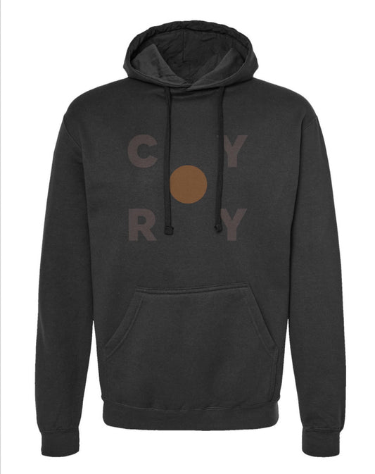 Coy Roy "Moon X Black" Hooded Sweatshirt